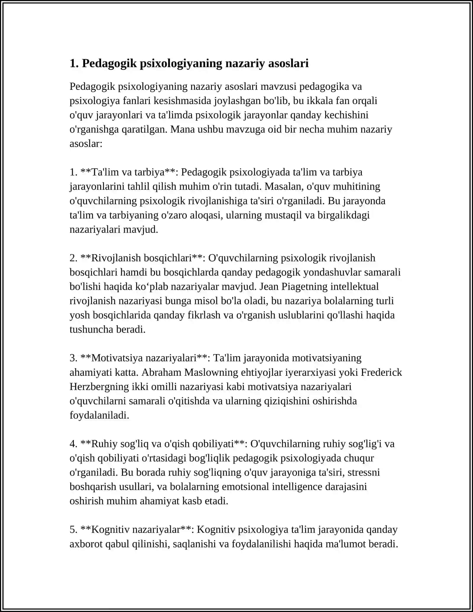 PEDAGOG PSIXOLOGIYASI 3