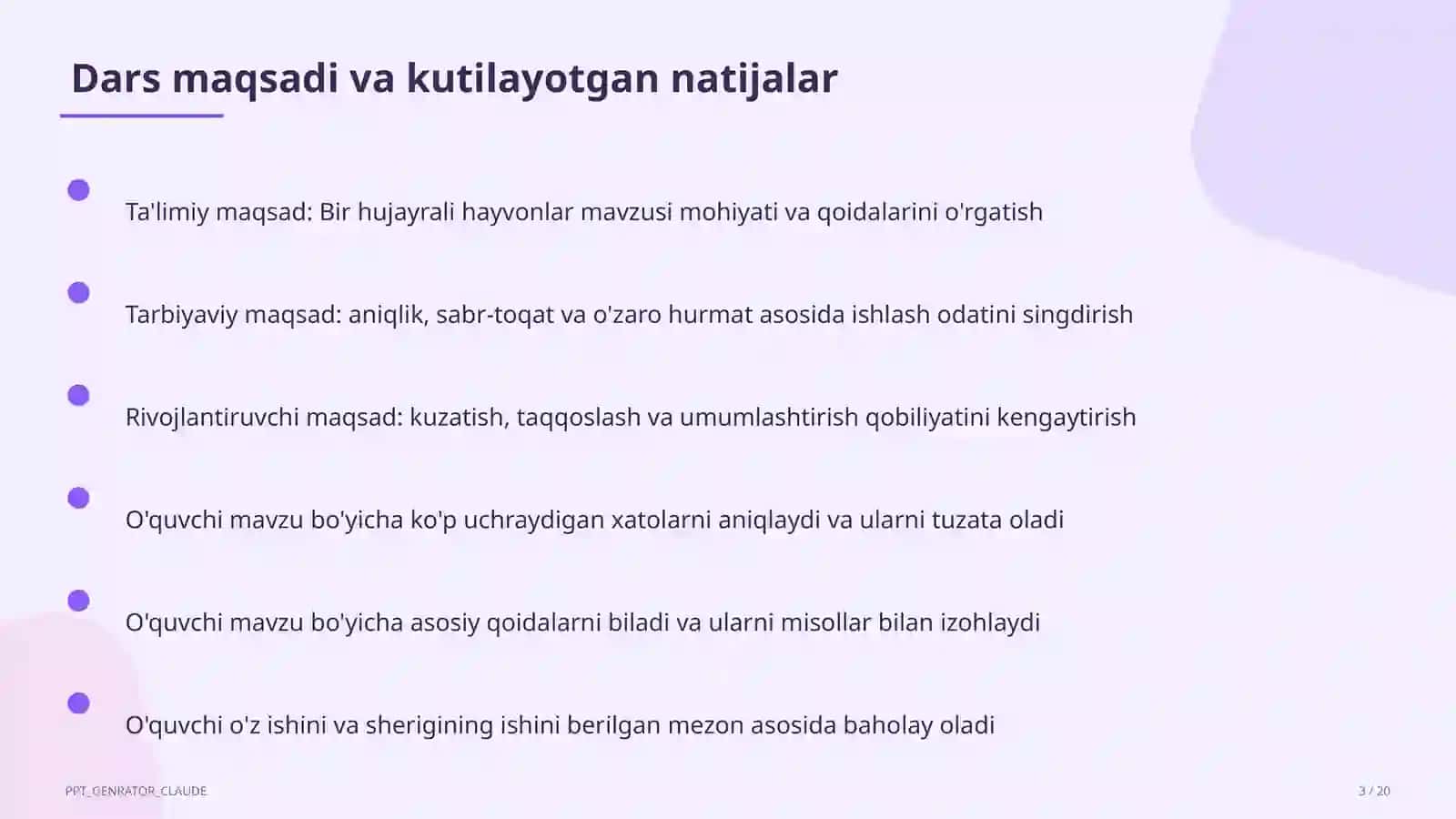 Bir hujayrali hayvonlar (7-sinf) 3