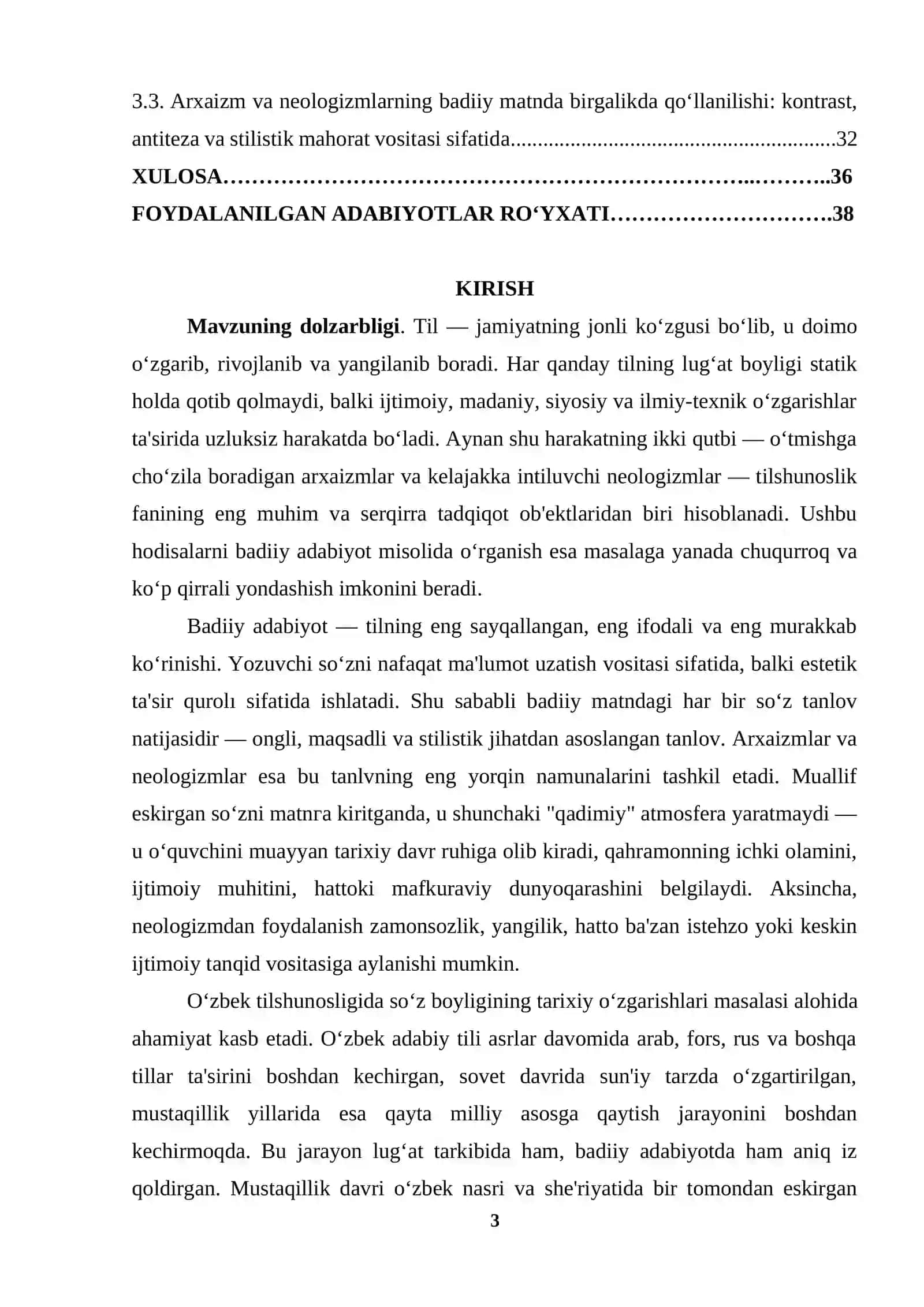 Badiiy tilda arxaizmlar va neologizmlar 3