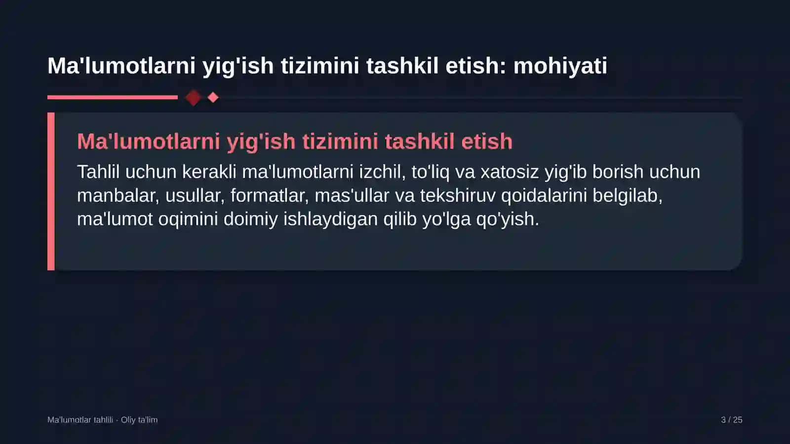 Kuryerlik xizmatida ma'lumotlarni yig'ish tizimini tashkil etish 3