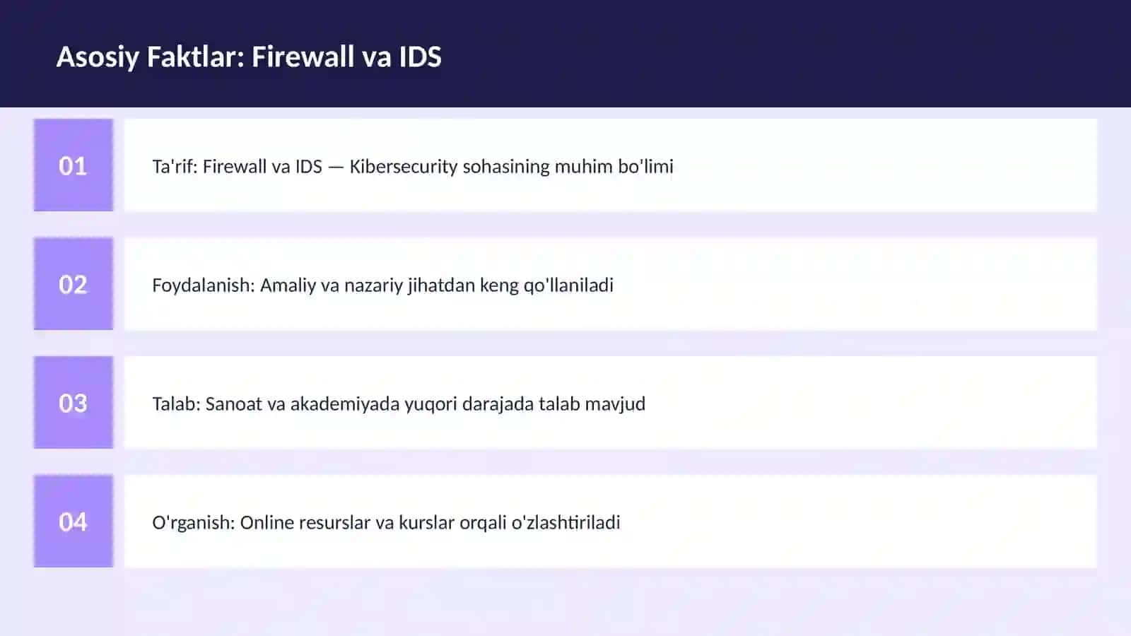 Firewall va IDS 3
