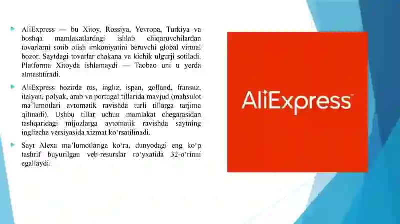 ALIEXPRESS KOMPANIYASI 3