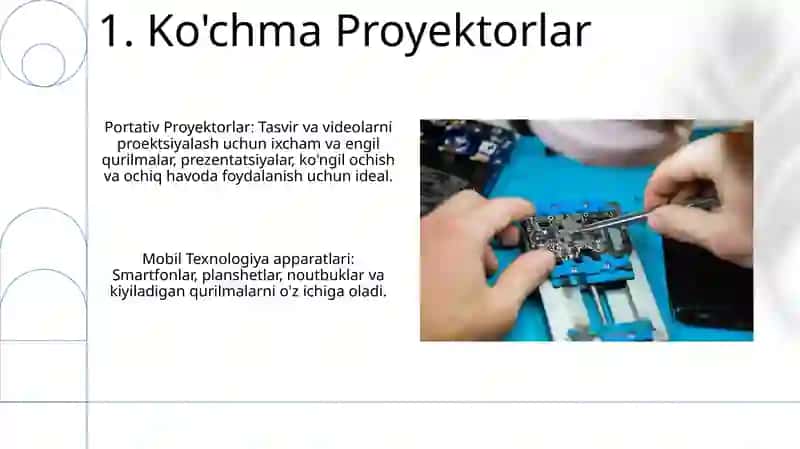 Mobil Texnologiyalarning texnik ta'minoti turlari 3