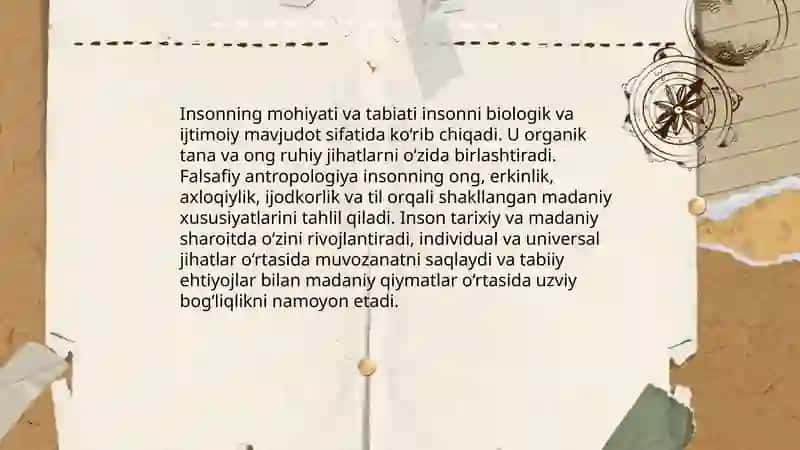 Inson falsafasi Falsafiy Antropologiya 3