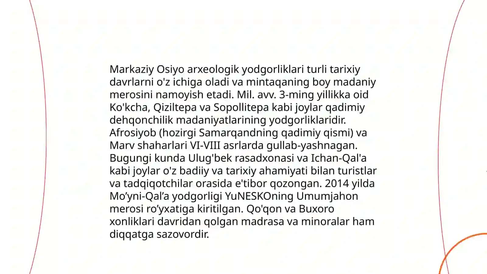 Markaziy Osiyo Archazorlari 3