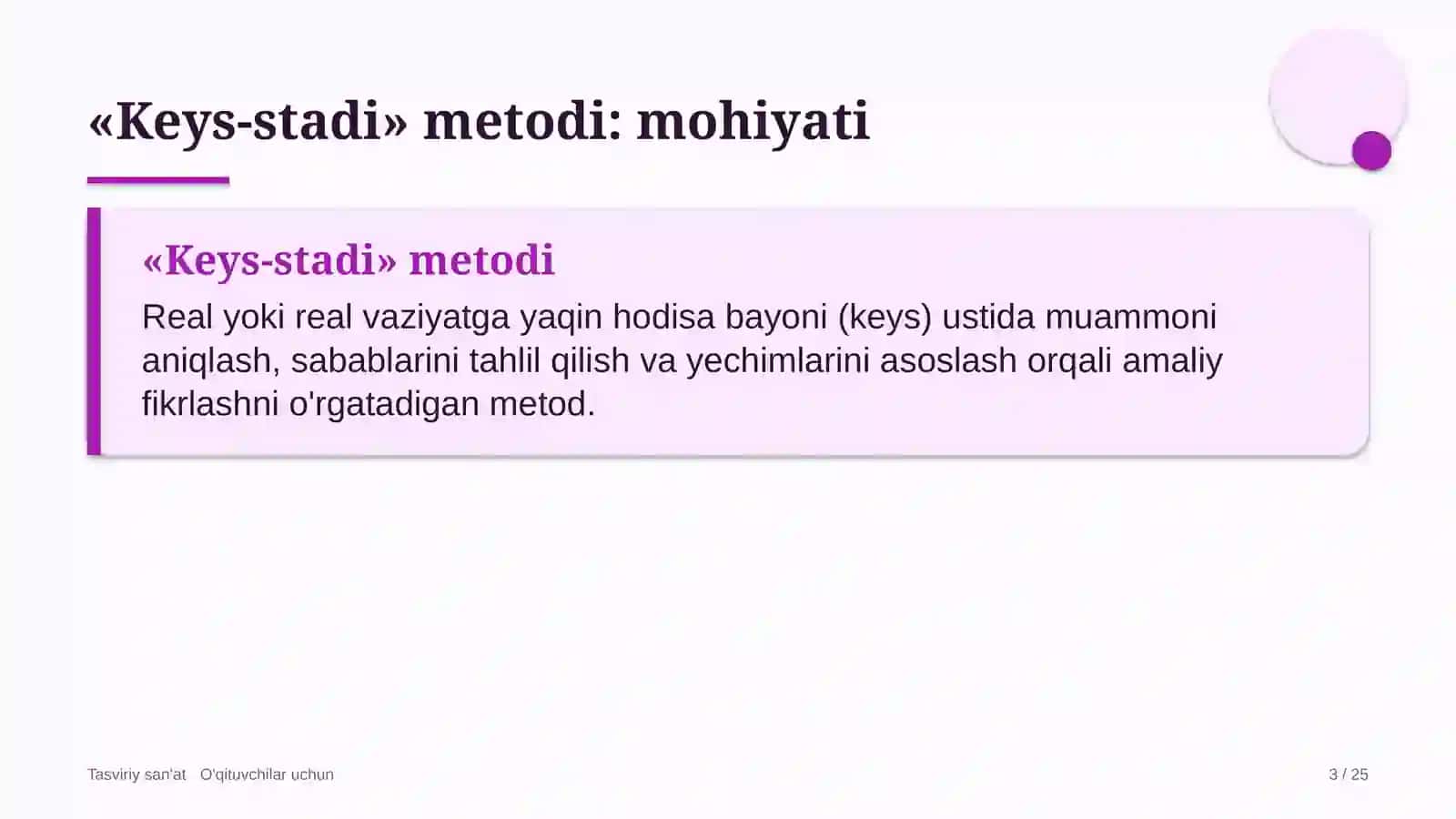 tasviriy san'at darslarida keys stadi metodidan foydalanish 4583 3