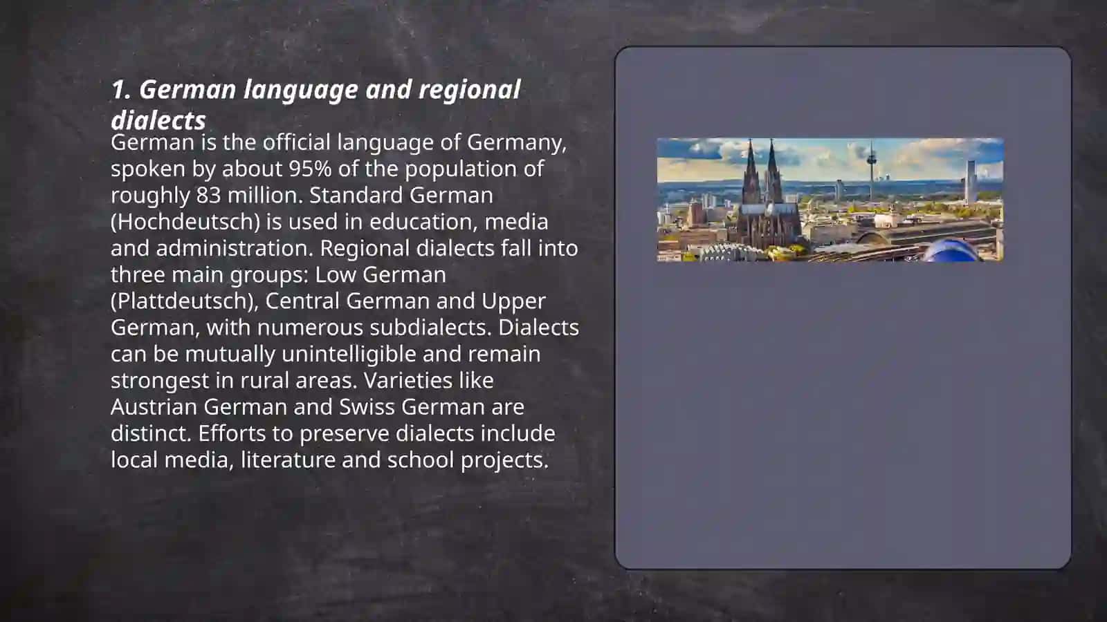 German language and regional dialects 3