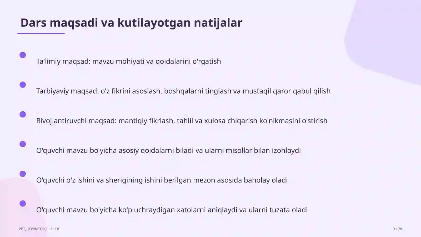 Mening oilam: rus tilida so'zlashuv (3-sinf) 3