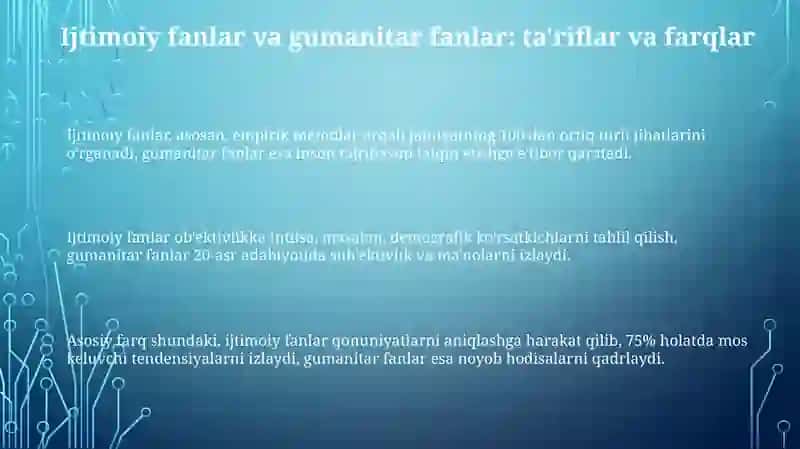 Ijtimoiy-gumanitar fanlarning maqsadi va vazifalari 3