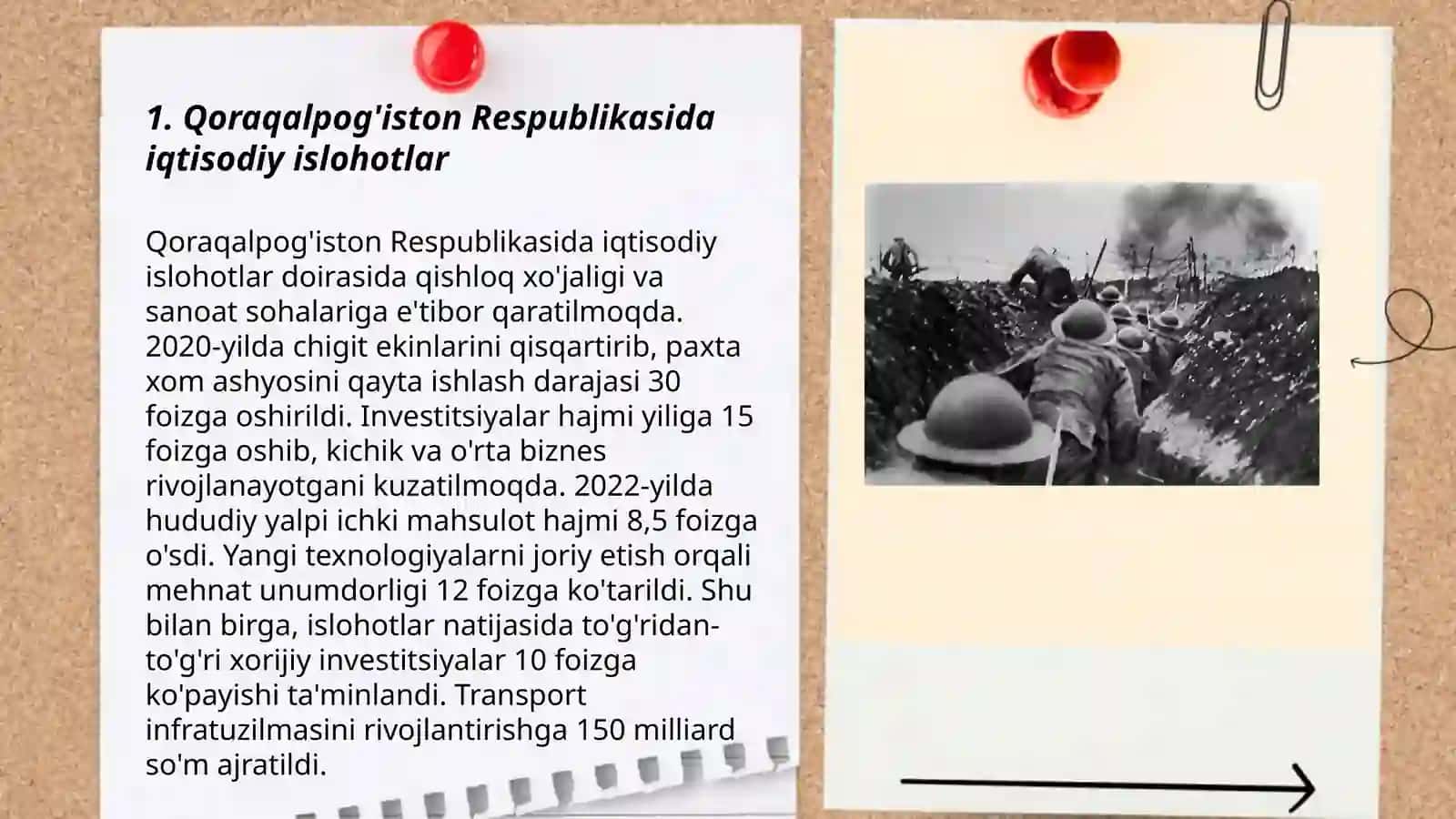 Qoraqalpog'iston Respublikasida iqtisodiy islohotlar 3