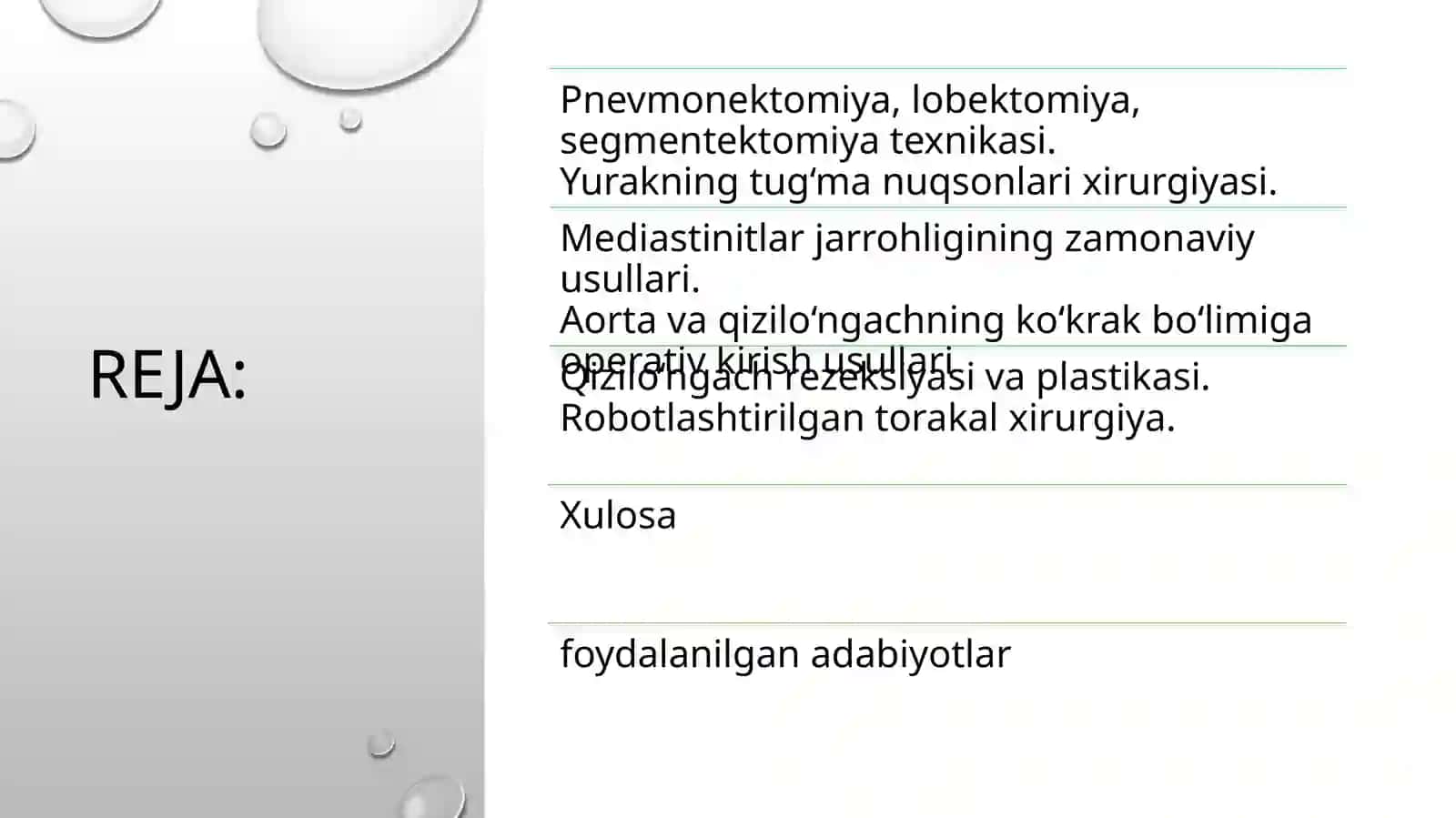 Pnevmonektomiya. lobektomiya. segmentektomiya 3