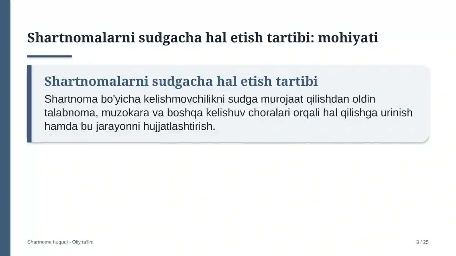 marosim xizmatlarida shartnomalarni sudgacha hal etish tartibi 3884 3