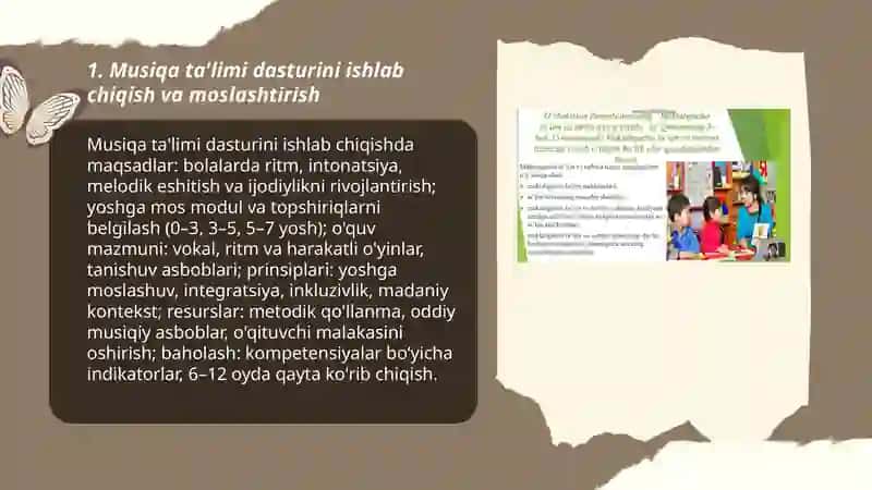 Musiqa ta'limini tashkil etish metodikasi 3