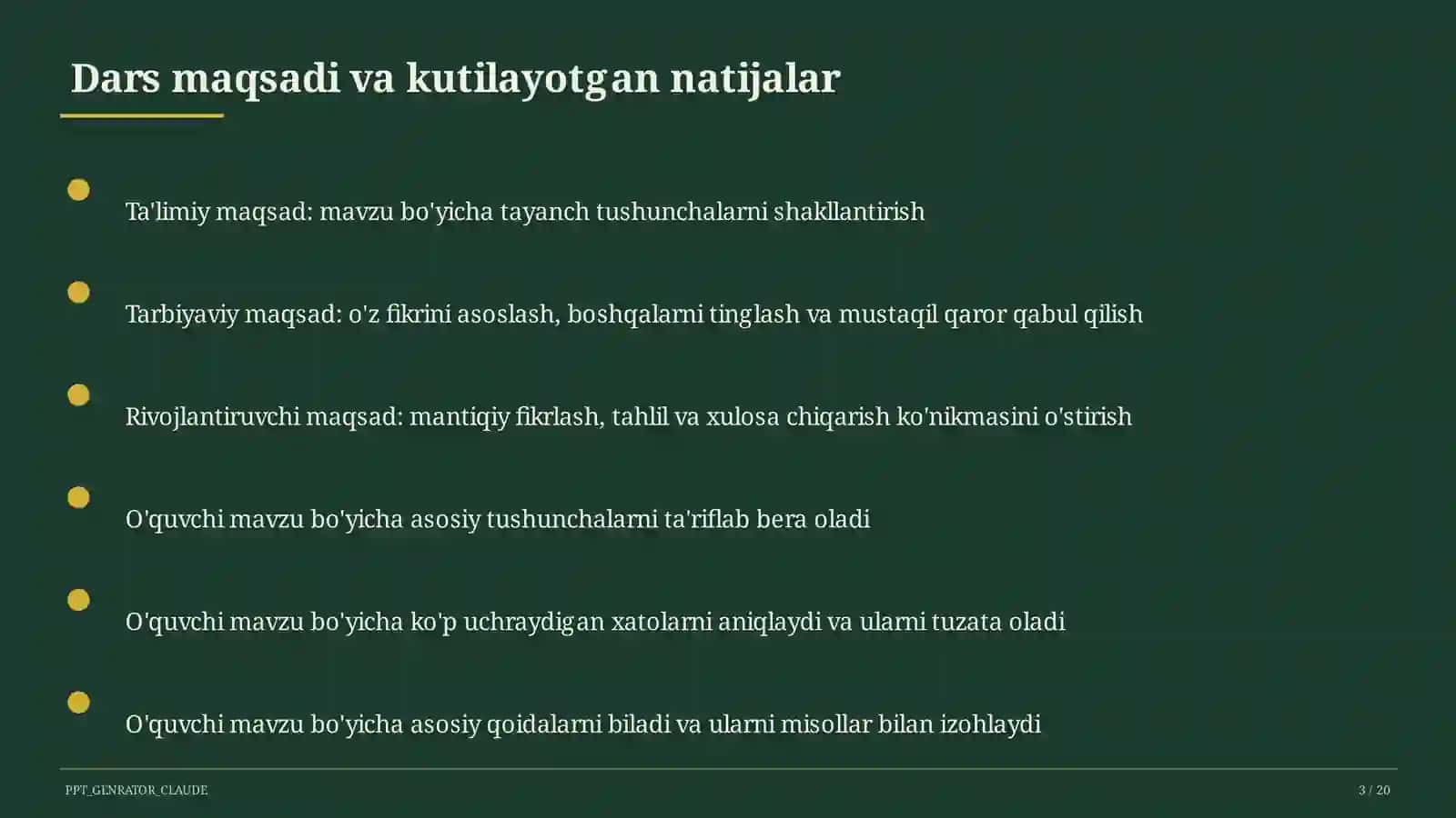 Kishilar va narsalar nomini bildirgan so'zlar (2-sinf) 3