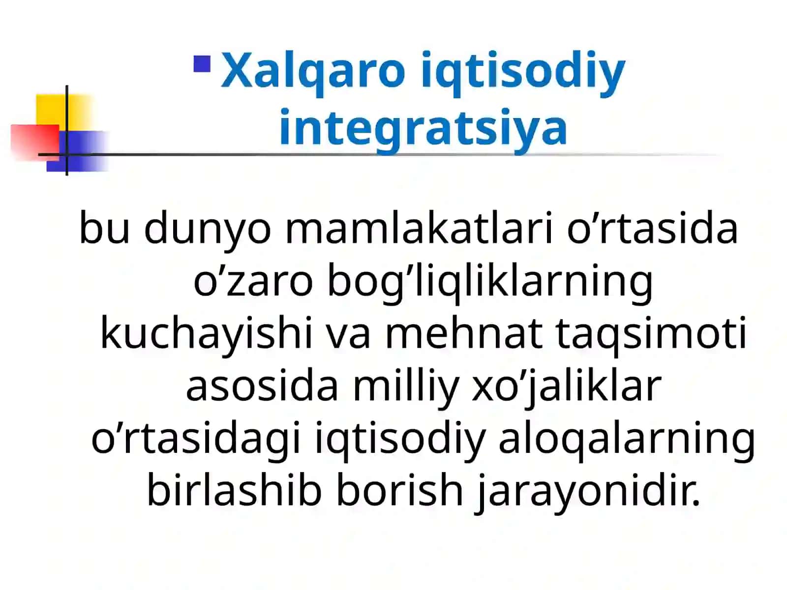 Iqtisodiyotning xalqaro integratsiyasida xorijiy investitsiyalarning o’rni va ularning xalqaro harakatini tartibga solish 3