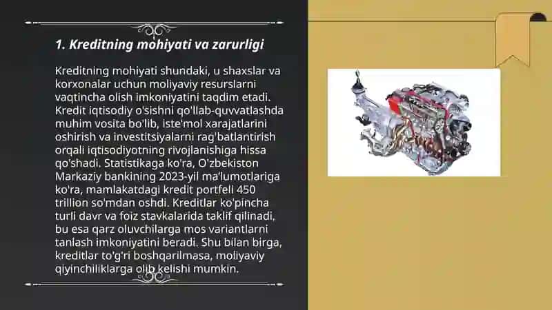 Kreditning zarurligi, funksiyalari, turlari va shakilari 3