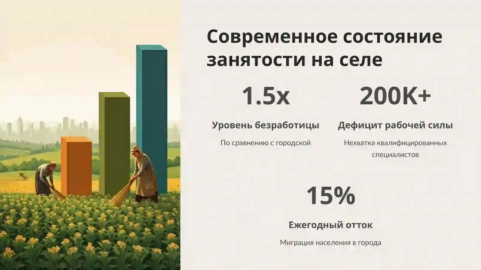 Проблемы и перспективы занятости в сельской местности 3