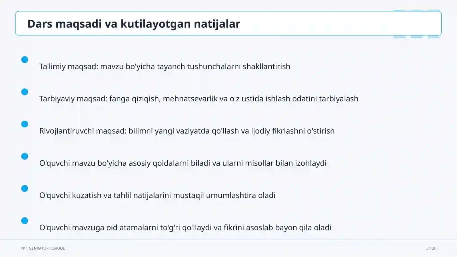 Sinf rahbarining yillik ish rejasi 3