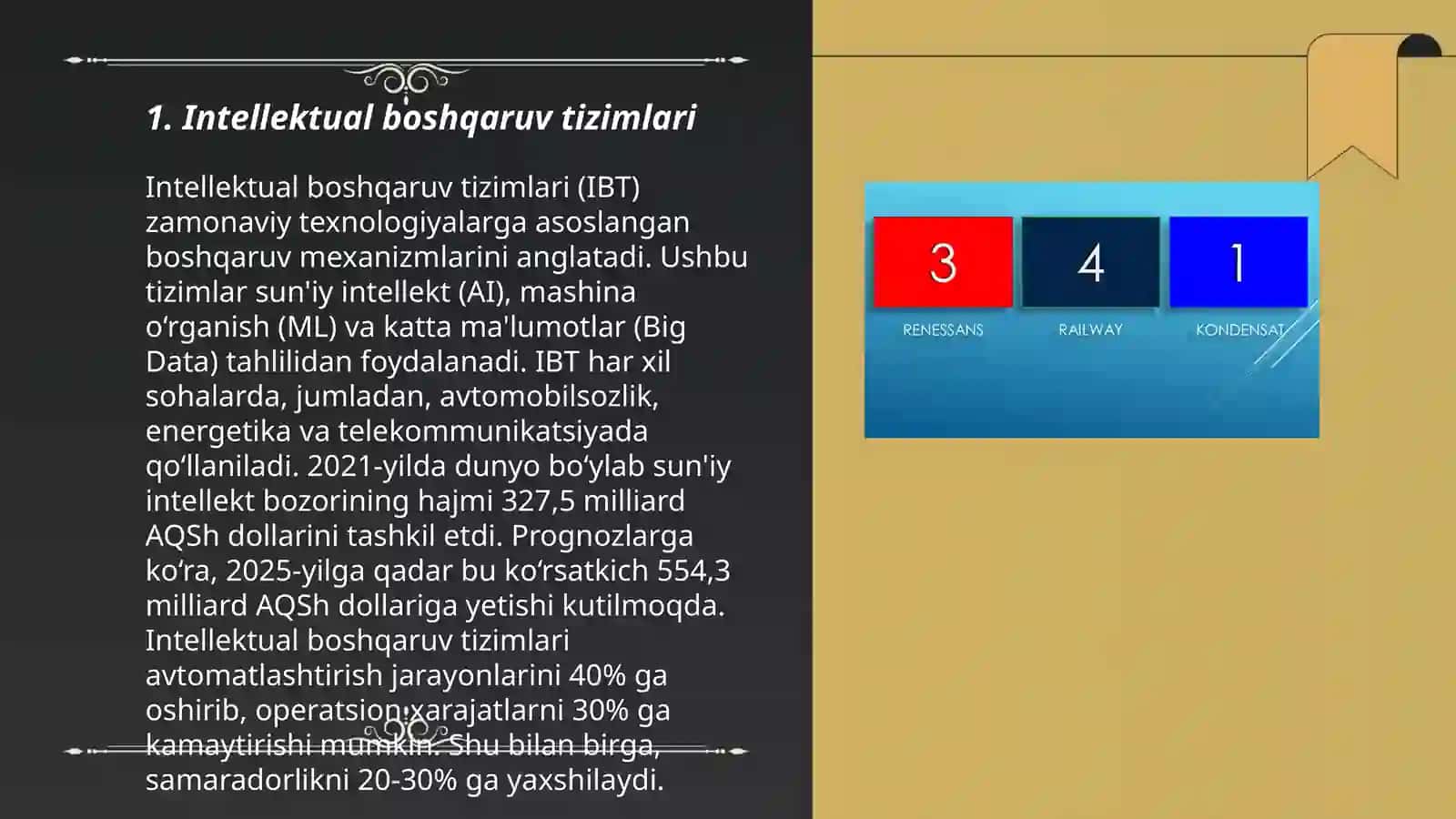 Intellektual Boshqaruv Tizimlari 3