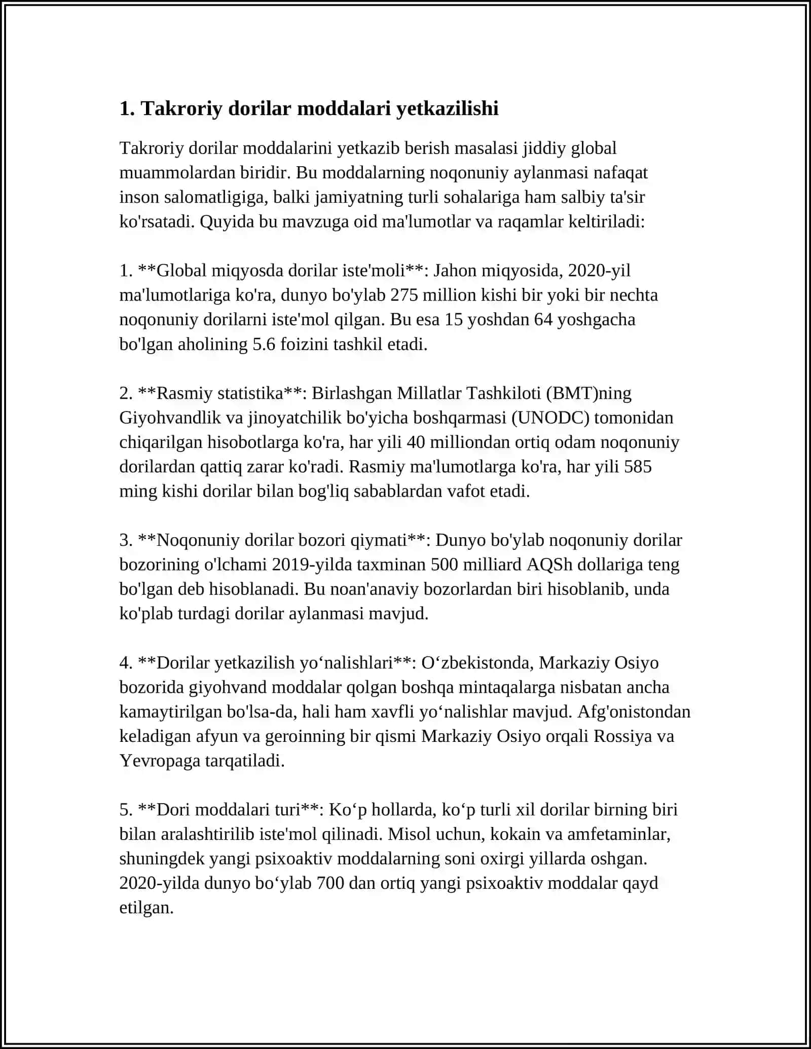 DORI MODDALARINI TAKROR YUBORILGANDA ULAR TAʼSIRINING OʻZGARISHI 3