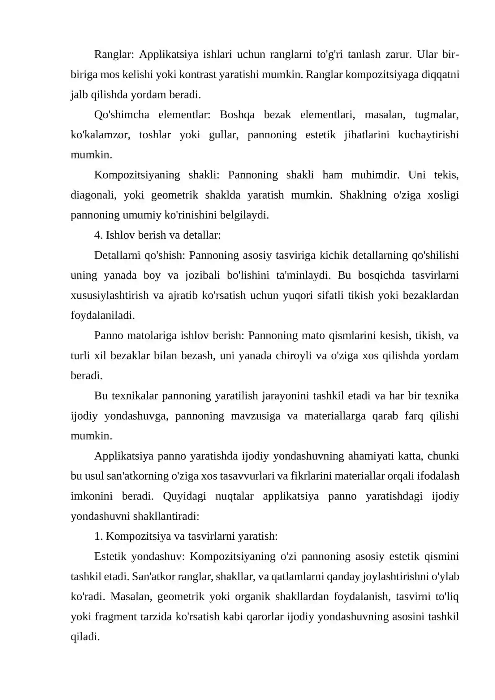 APPLIKATSIYA USULIDA PANNO YARATISH 3