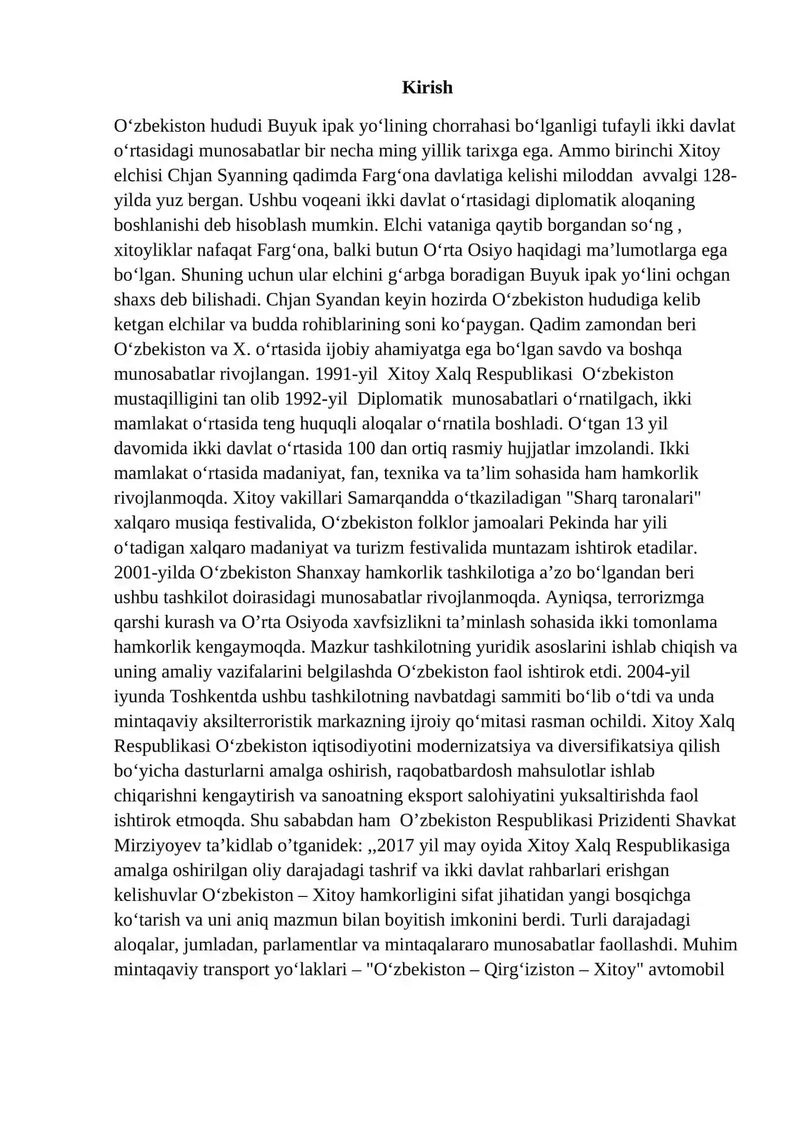 XITOY TILI NAZARIYASI VA AMALIYOTI KAFEDRASI 3