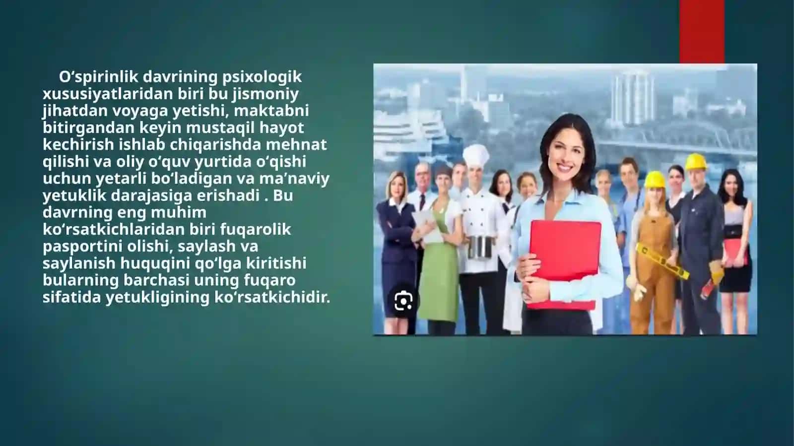 Oʻspirinlik davrida kasb tanlashga doir muammolar 3
