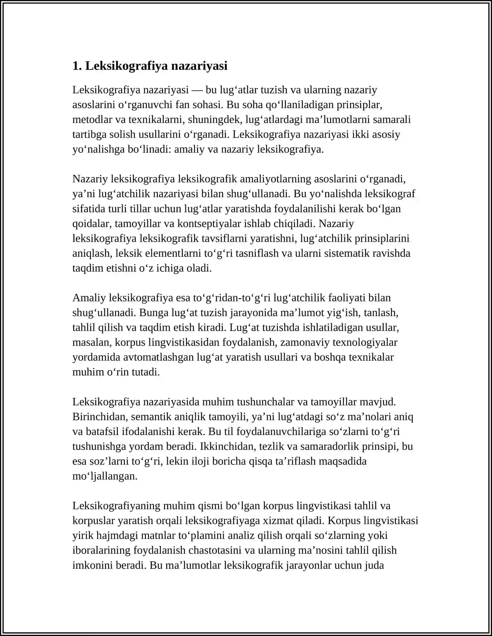 Leksikografiya nazariyasi 3