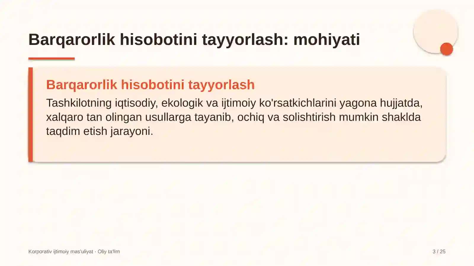 Dehqon xo'jaliklarida barqarorlik hisobotini tayyorlash 3
