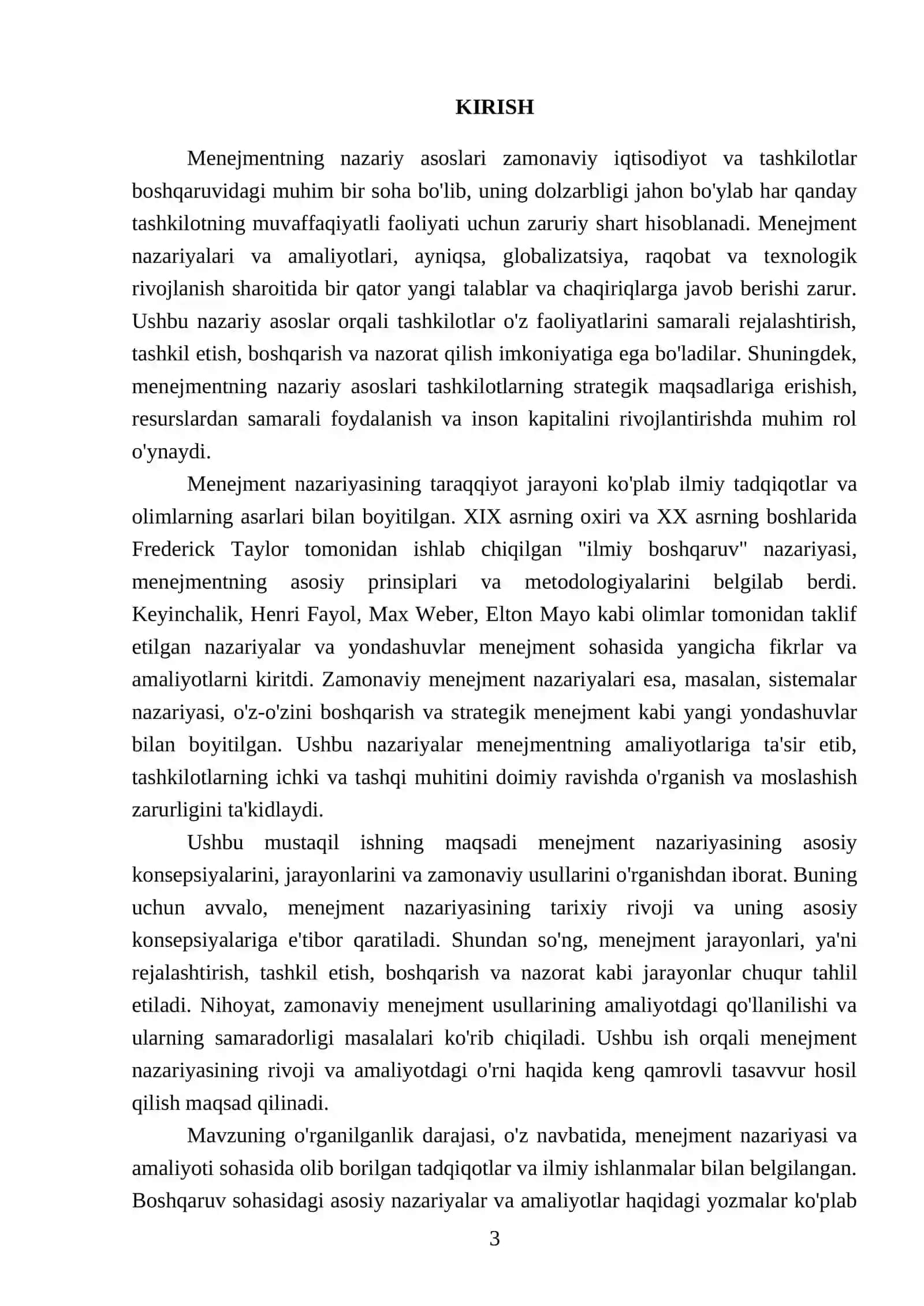 Menejmentning nazariy asoslari 3