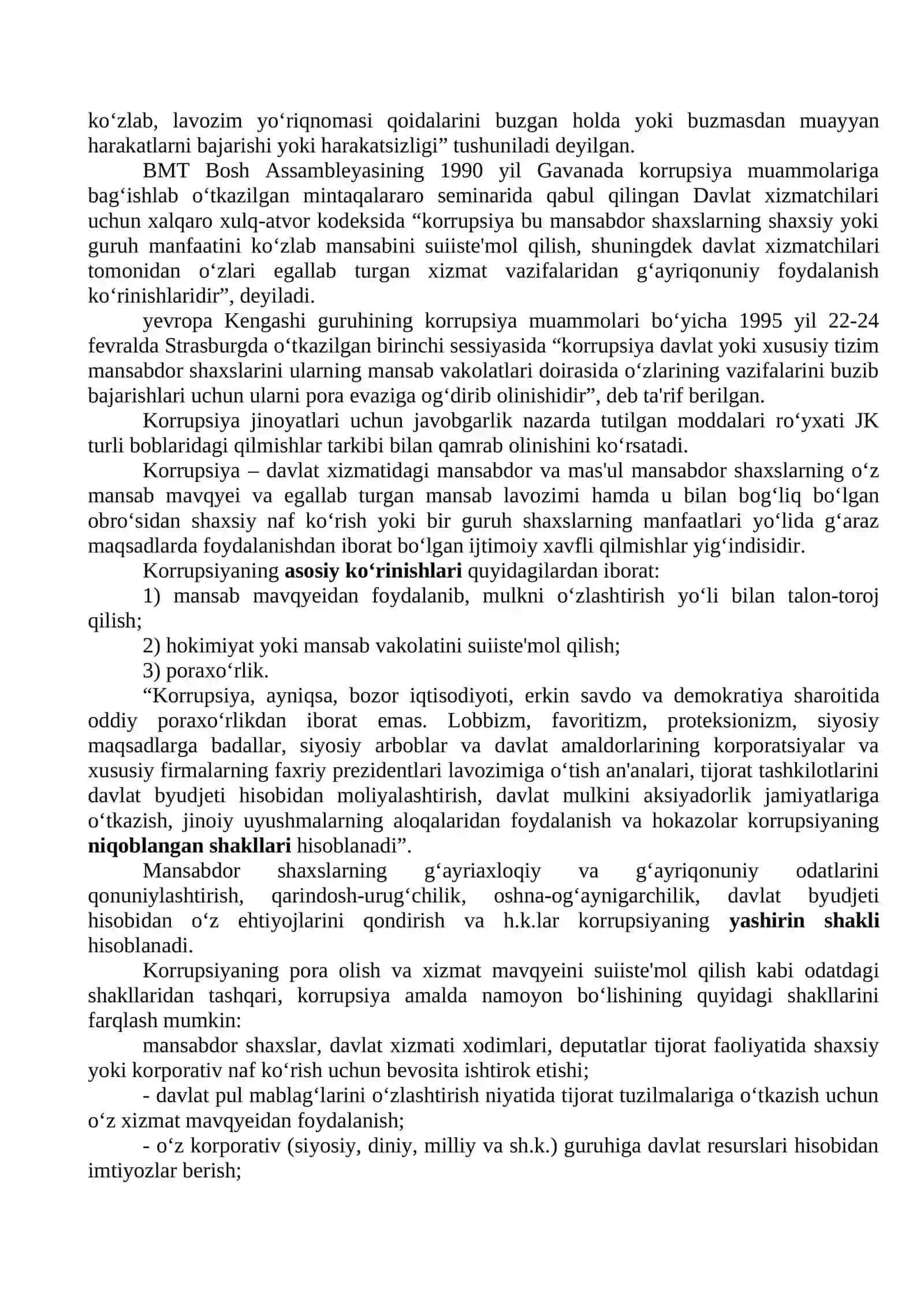 O'zbekistonning korrupsiyaga qarshi kurash siyosati 3