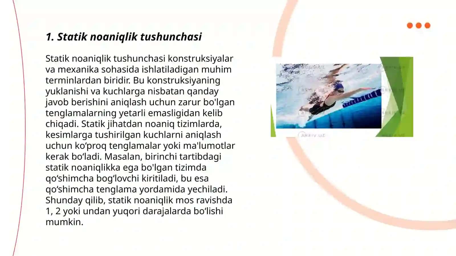 Buralishda statik noaniq masalalarni hisoblash by Erkinov Axrorbek 3