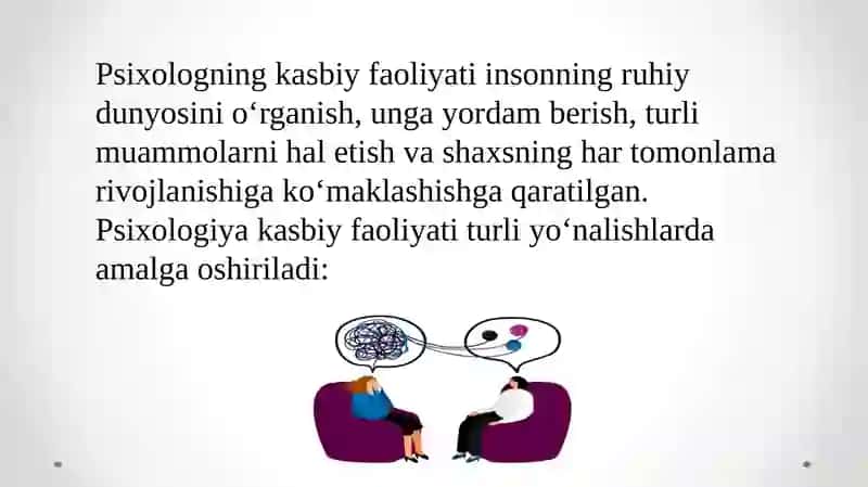 Psixolog kasbiy faoliyati va psixologiya metodlari 3