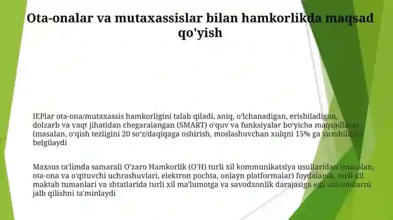 Taraqqiyotni o'lchash va maqsadlarni moslashtirish 3