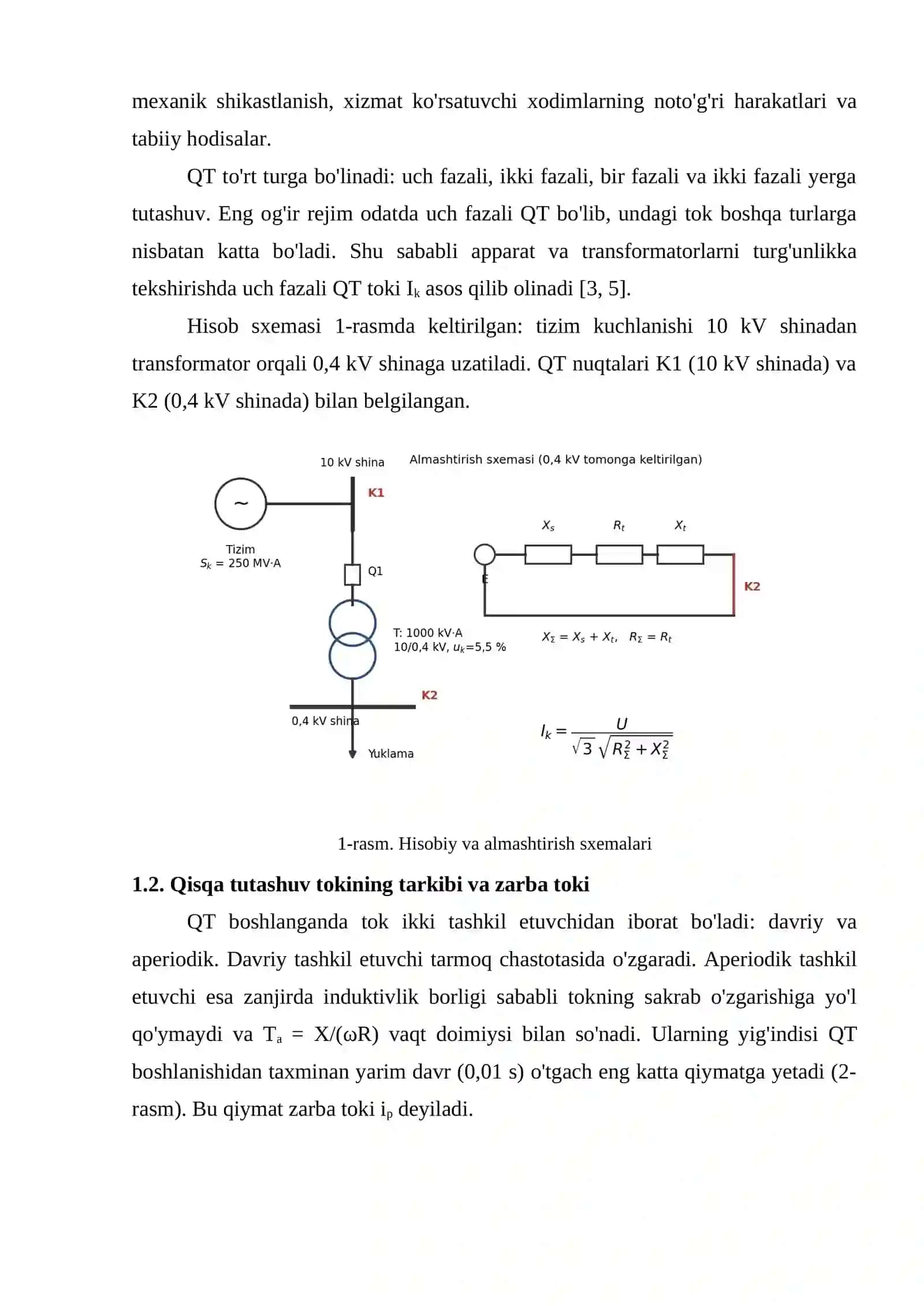 Qisqa tutashuv toklarini tekshirish 3
