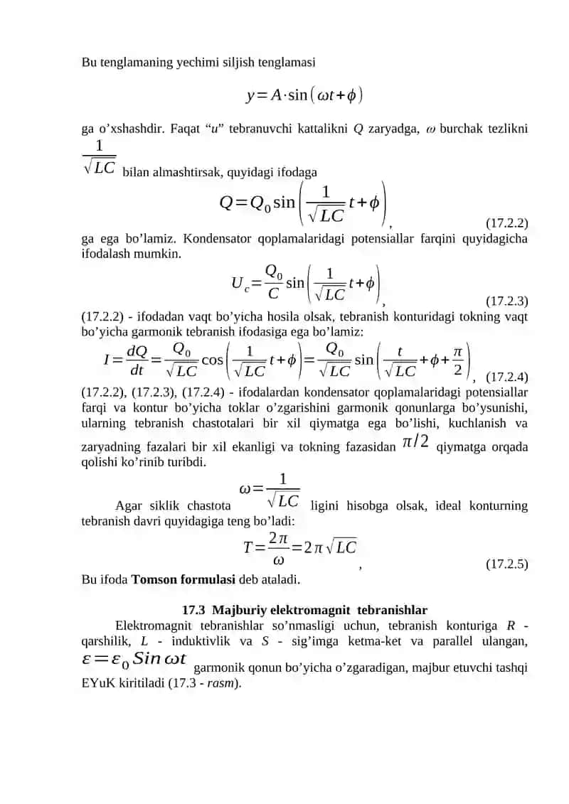 Tebranish konturi 3