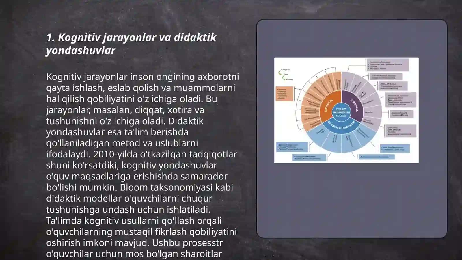 Kognitiv jarayonlar va didaktik yondashuvlar 3
