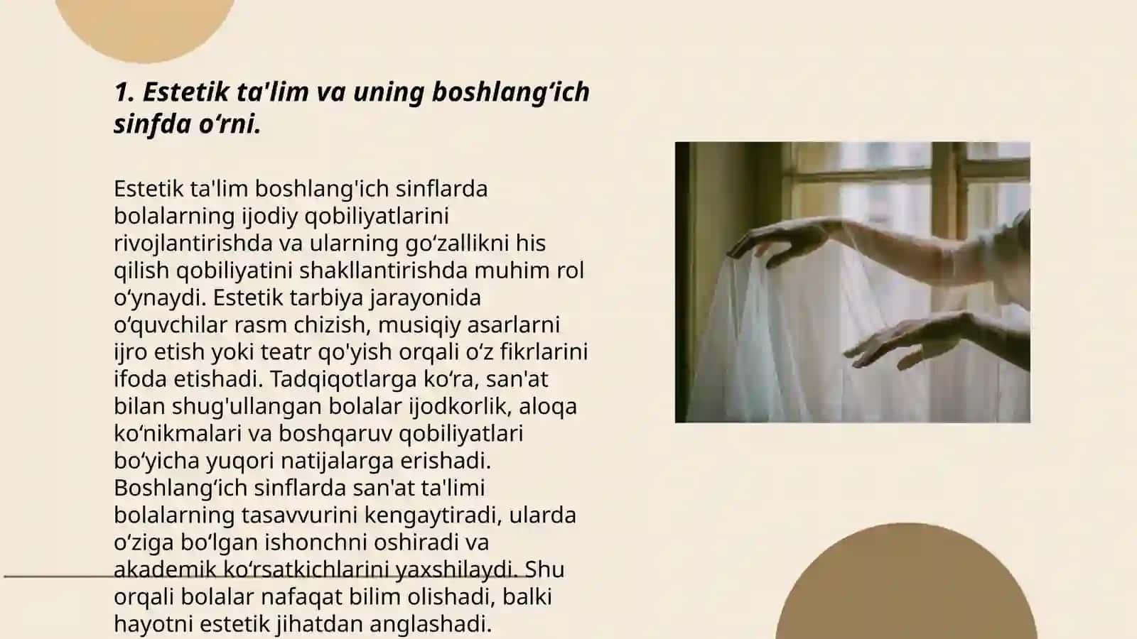 Estetik tarbiya 3