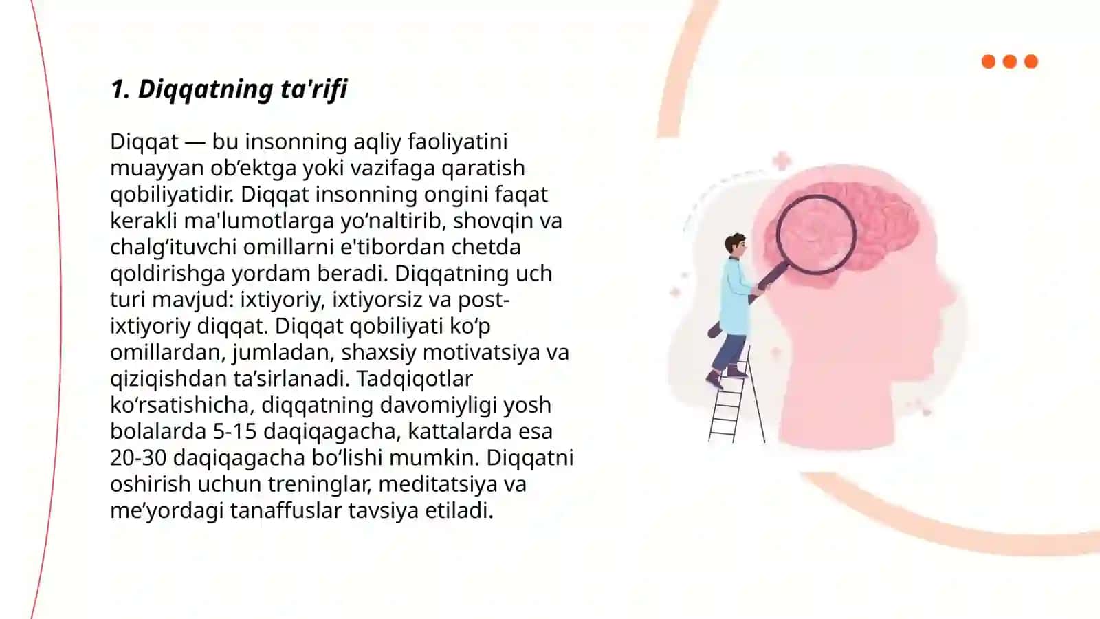Diqqatning ta'rifi 3