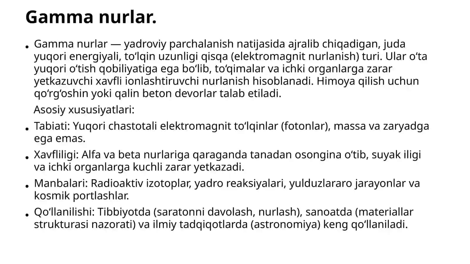 Gamma nurlarning moddalar bilan o‘zaro ta‘sir 3