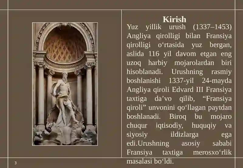 YUZ YILLIK URUSH 3