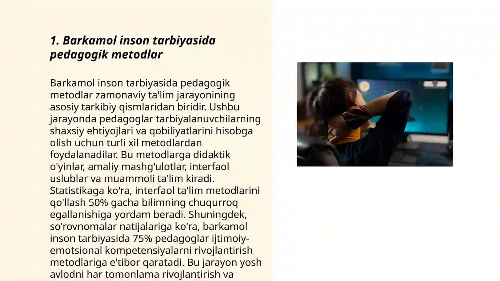 Qobisnoma asarida barkamol inson tarbiyasi da qollaniladigan metod va usullarning ifodasi 3