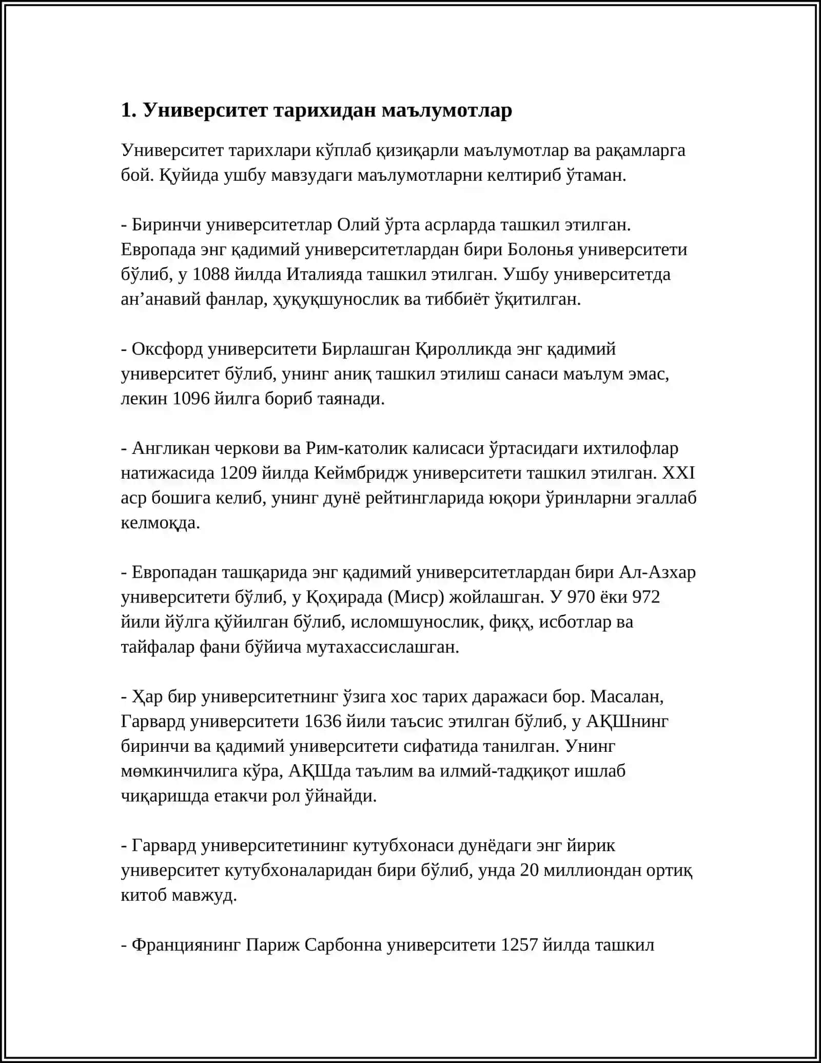 QARAQALPAQSTAN MAMLEKETLIK UNIVERSITETI HAQQIDA MALUMOT 3