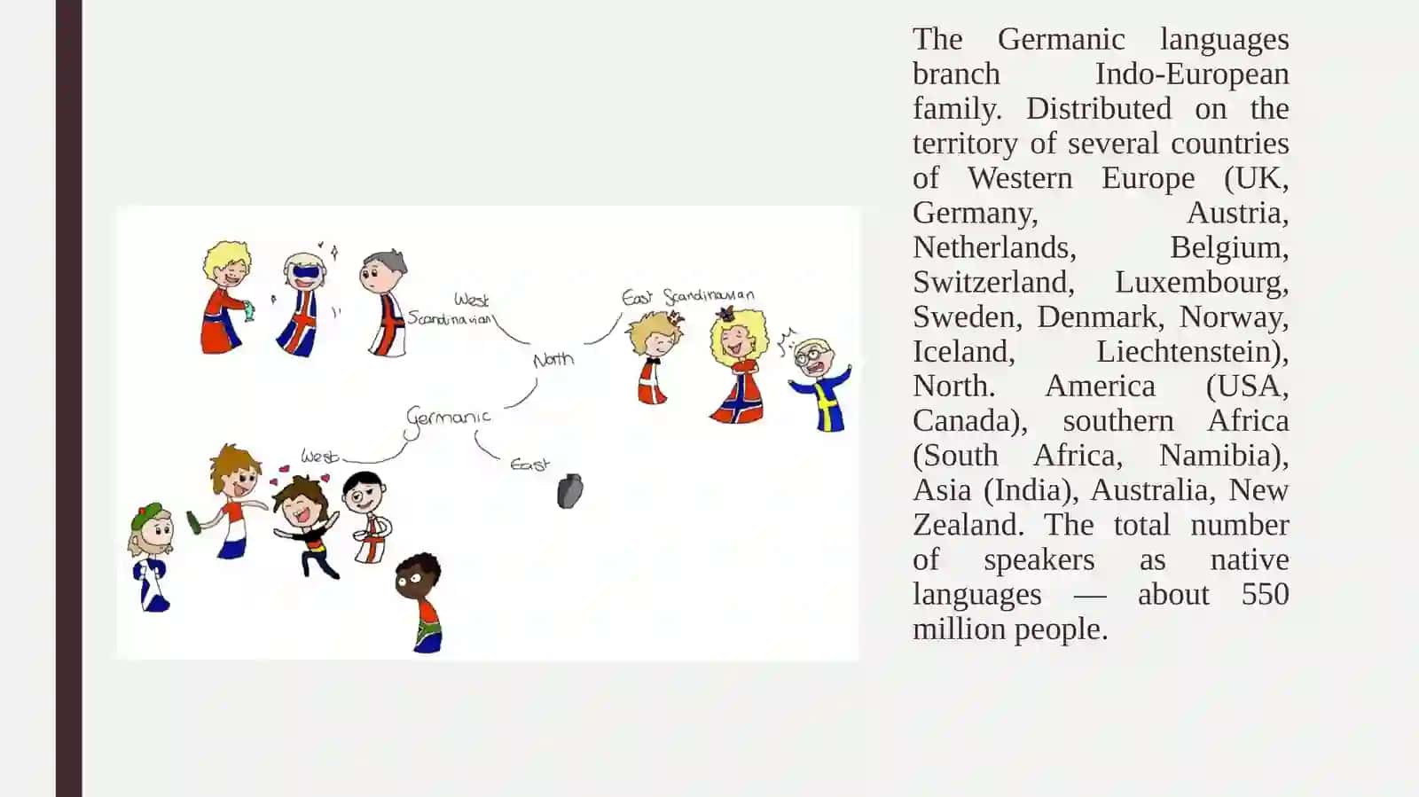 The history of GERMANIC LANGUAGES 3