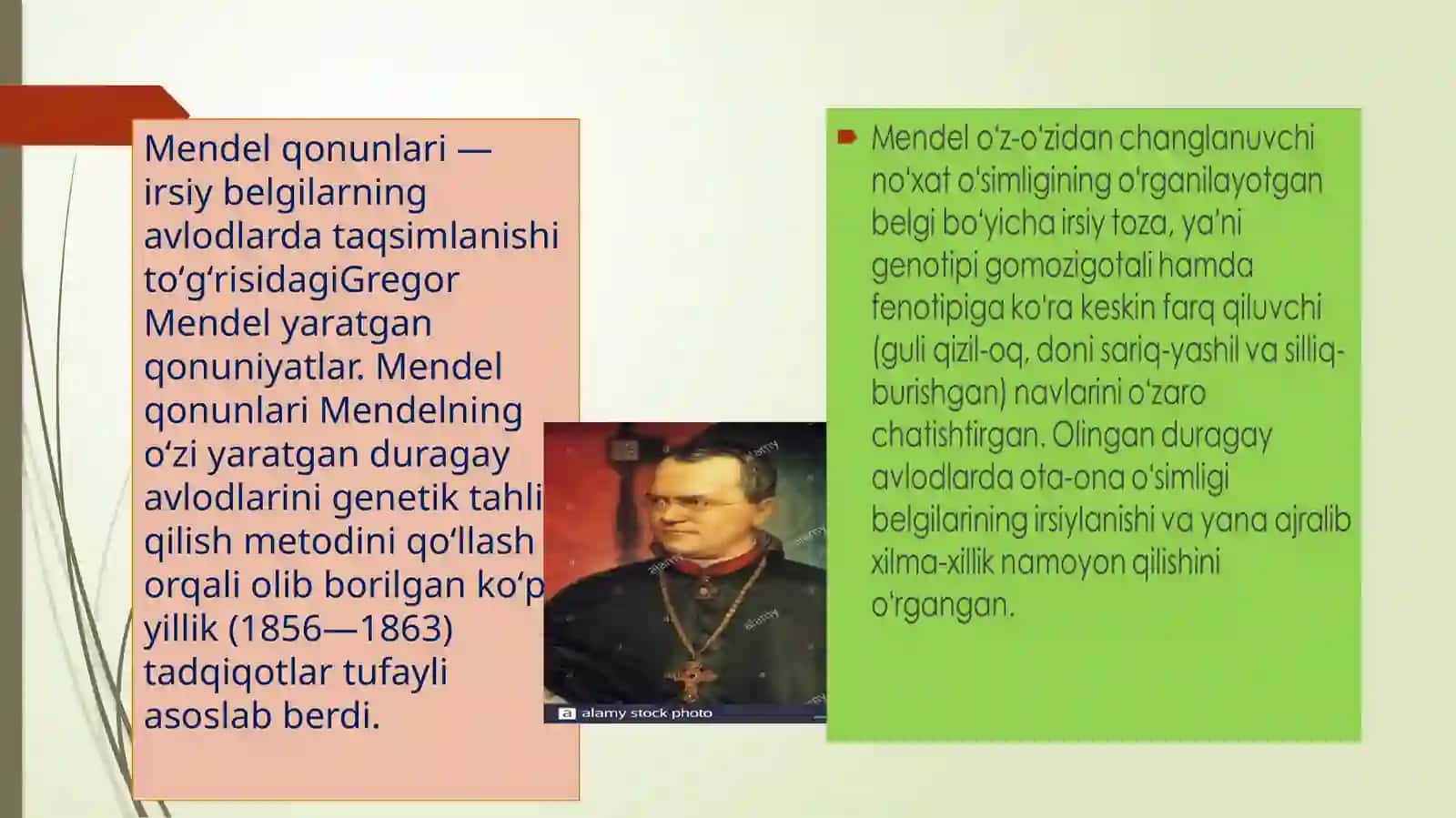 Mendel qonunlari va irsiy belgilarning tanasi 3