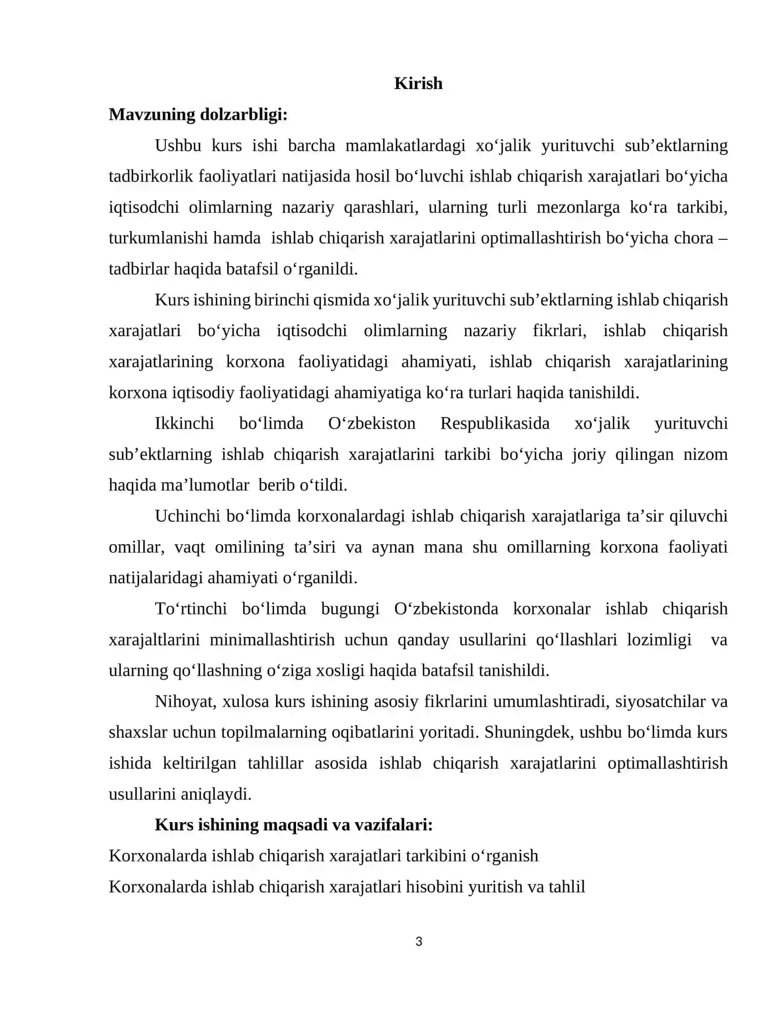 ISHLAB CHIQARISH XARAJATLARI VA ULARNING TURLARI 3