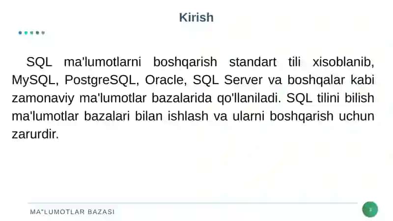 MySQL vs Oracle SQL 3