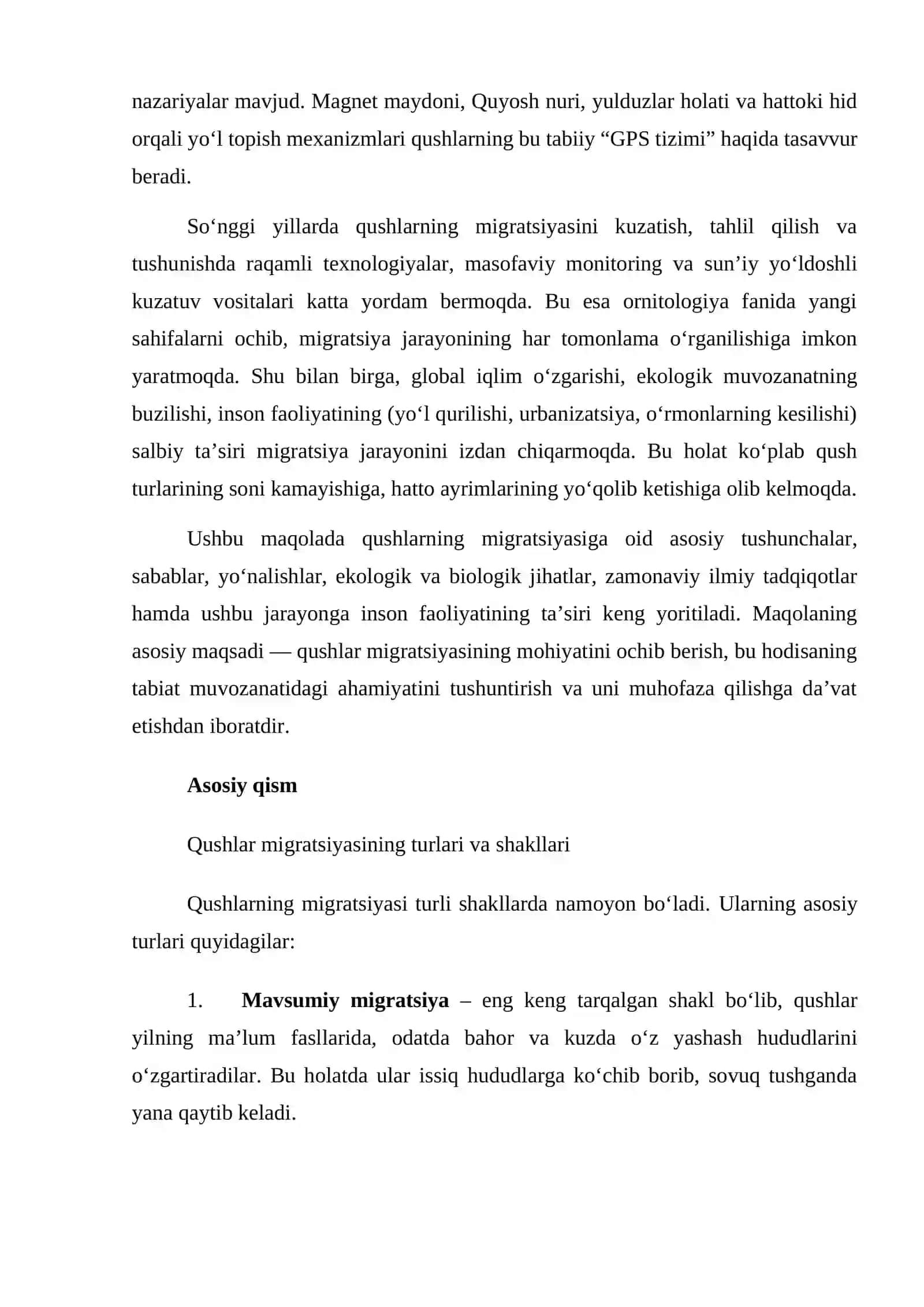 Qushlarning migratsiyasi 3