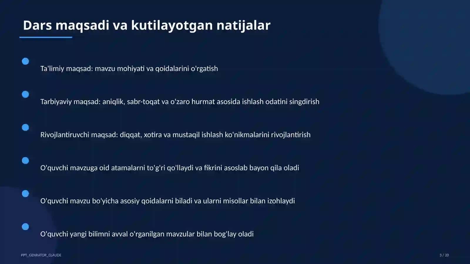 Moddalar va ularning xossalari: sof modda va aralashma (7-sinf) 3