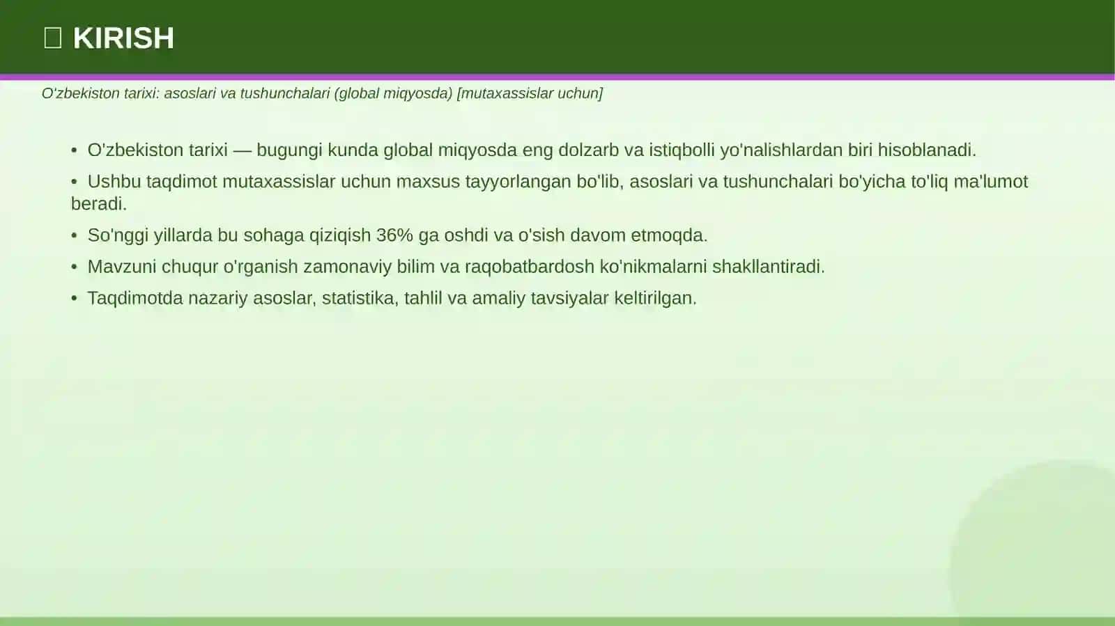O'zbekiston tarixi: asoslari va tushunchalari (global miqyosda) [mutaxassislar uchun] 3